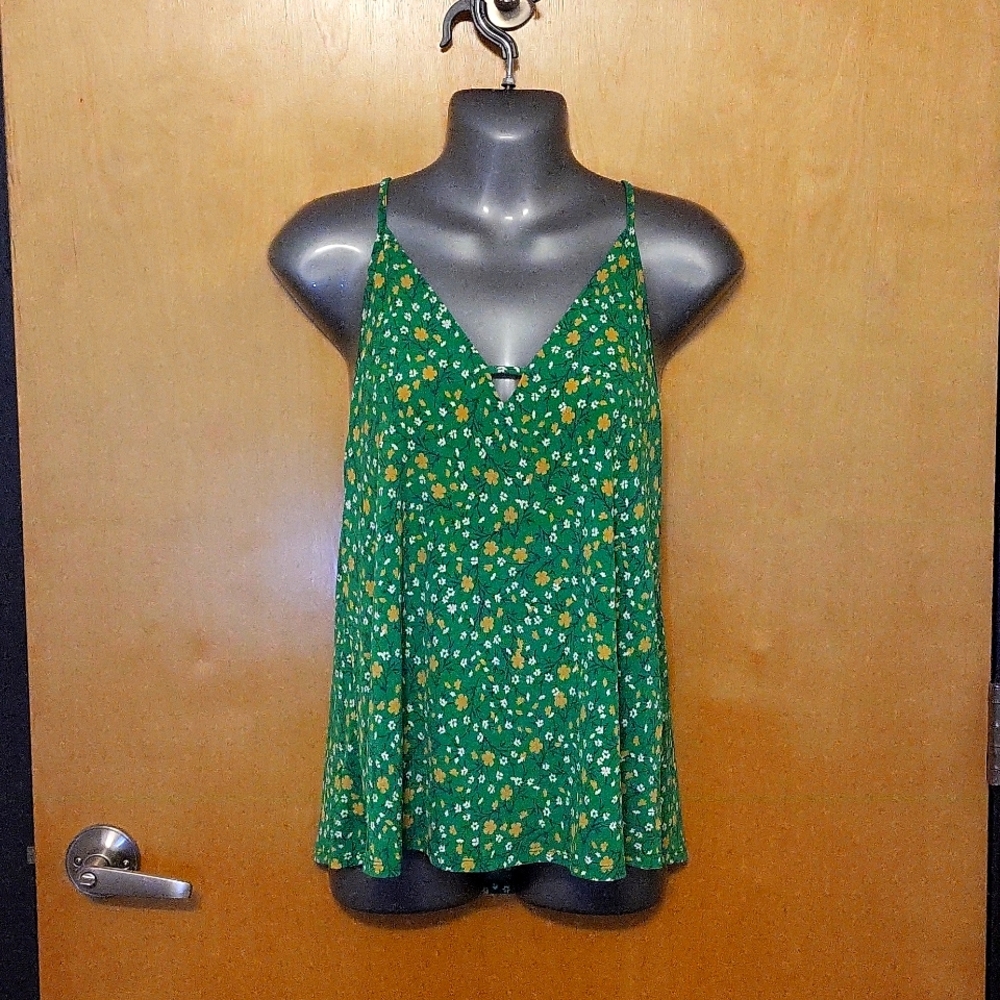 Kaileigh racerback tank, xs, green